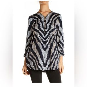 JM collection printed all day blouse‎